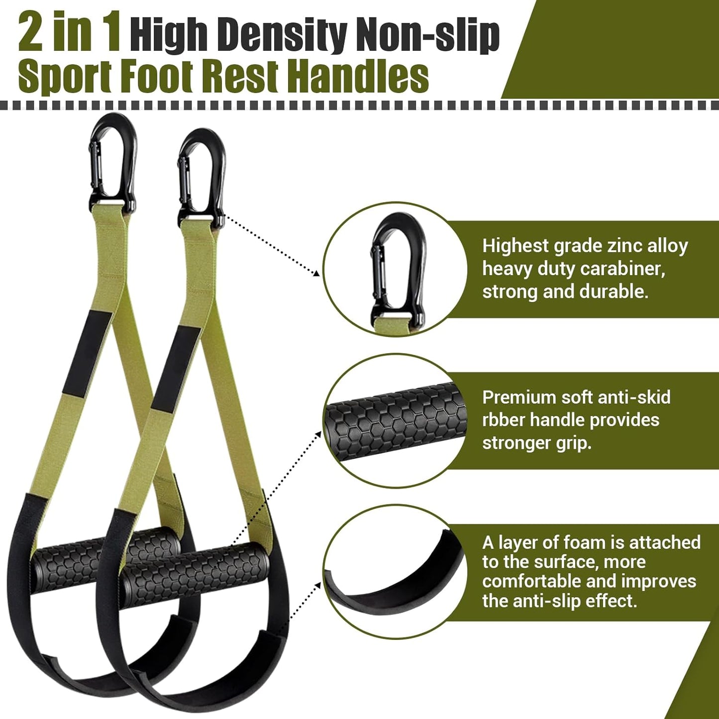 Home Resistance Training Kit, Resistance Trainer Exercise Straps with Handles, Door Anchor and Carrying Bag for Home Gym, Bodyweight Resistance Workout Straps for Indoor & Outdoor