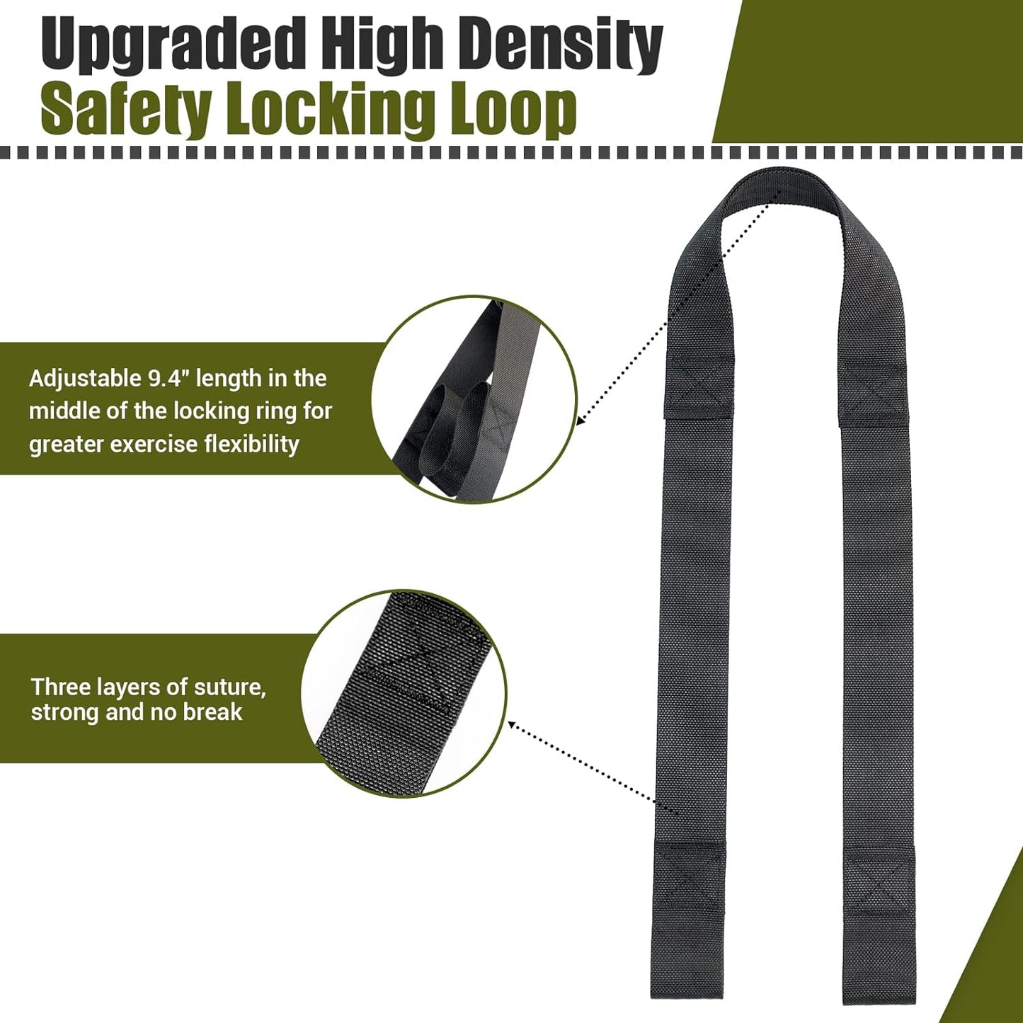 Home Resistance Training Kit, Resistance Trainer Exercise Straps with Handles, Door Anchor and Carrying Bag for Home Gym, Bodyweight Resistance Workout Straps for Indoor & Outdoor