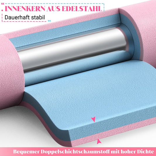 COFOF Hula Hoop Reifen Erwachsene, Abnehmbarer Hula Hoop Reifen mit Stabiler Edelstahlkern, Premium Schaumstoff, Gymnastikreifen für Fitness/Weight Loss/Massage