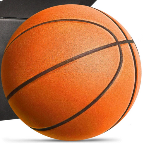 RYEUNGLAI Indoor Silent Basketball Size 3, 7" Ultra Quiet Grooved Airless Soft Foam Basketball