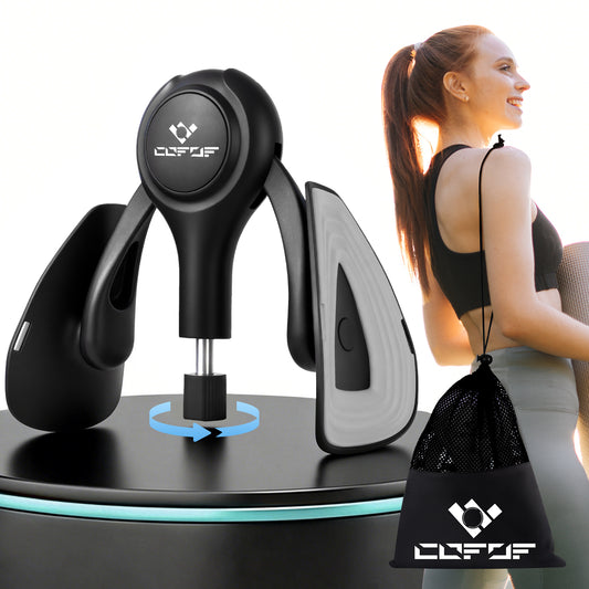 COFOF Thigh Trainer for Women, 15-70LB Adjustable Resistance Inner Thigh Exerciser for Pelvic Floor Muscle Repair, Thigh Trainer Kegel Exercise for Shaping, Yoga & Weight Loss at Home Gym