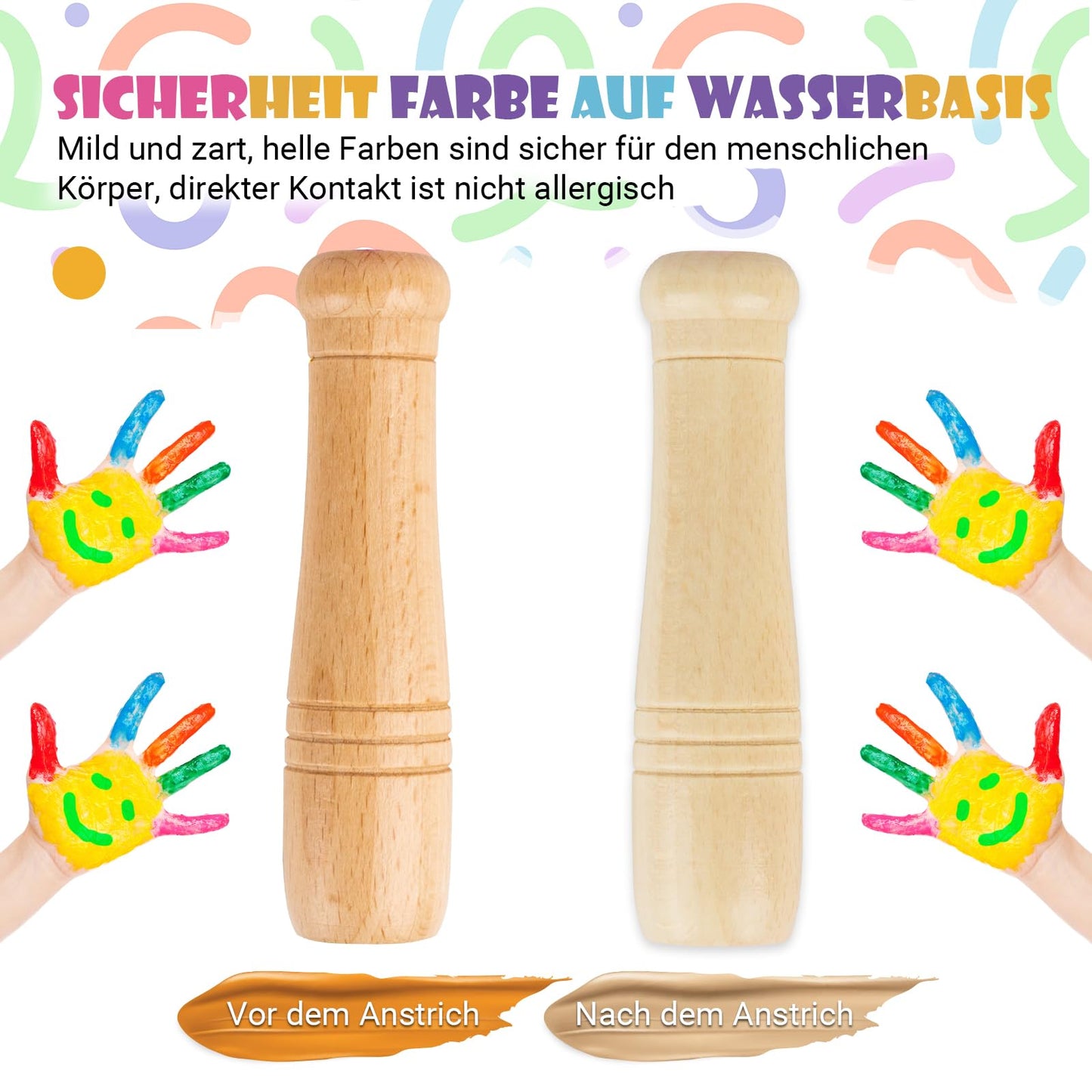 Paleclouds Springseil Kinder, Verstellbare Seilspringen für Fitness, 250CM Jump Rope Kinder mit Holzgriff und Regenbogen-Springseil, Skipping Rope Kids für Jungen und Mädchen 4 5 6 7 8 9 10 jahre