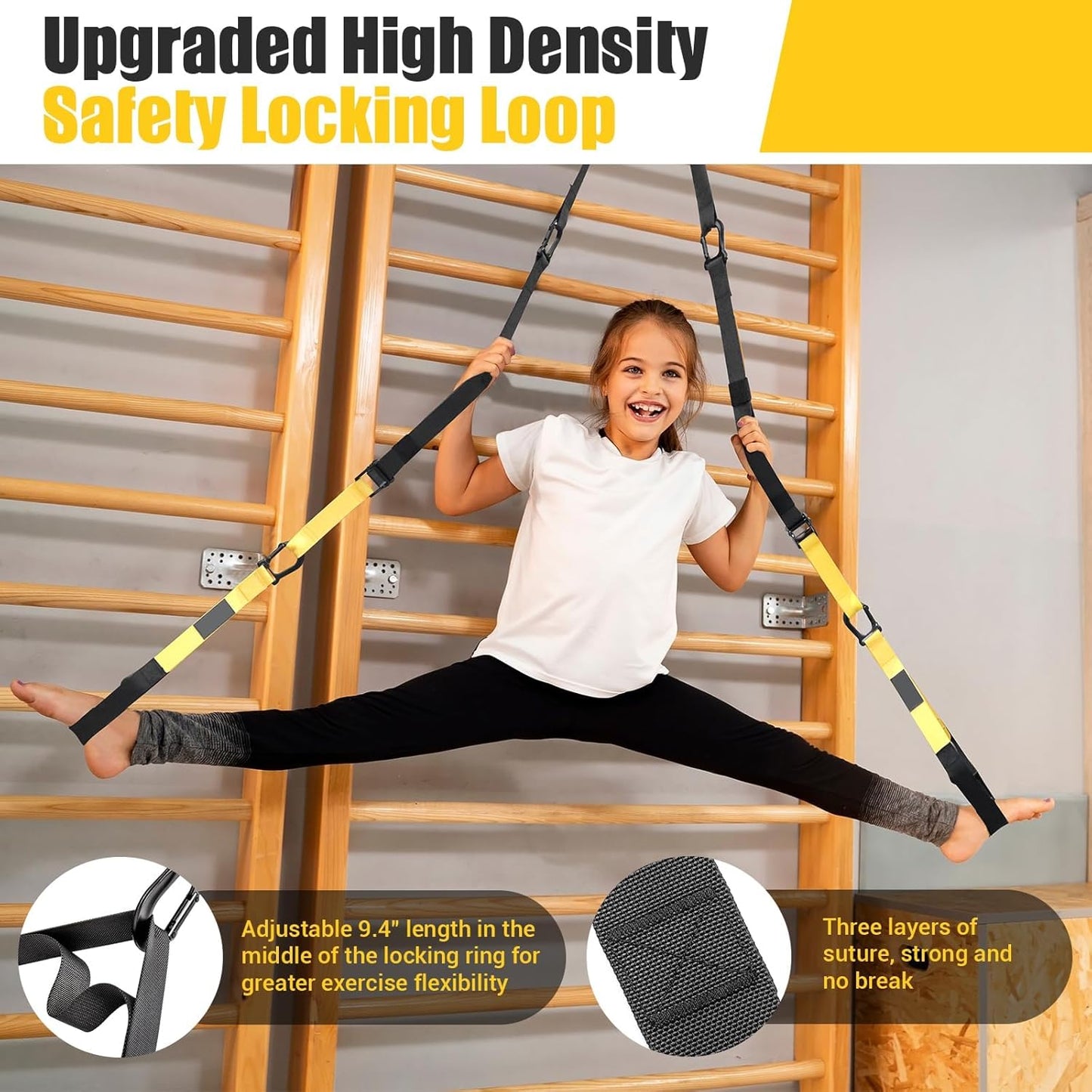 MB MBEAU Home Resistance Training Kit, Resistance Trainer Exercise Straps with Handles, Door Anchor and Carrying Bag for Home Gym, Bodyweight Resistance Workout Straps for Indoor & Outdoor