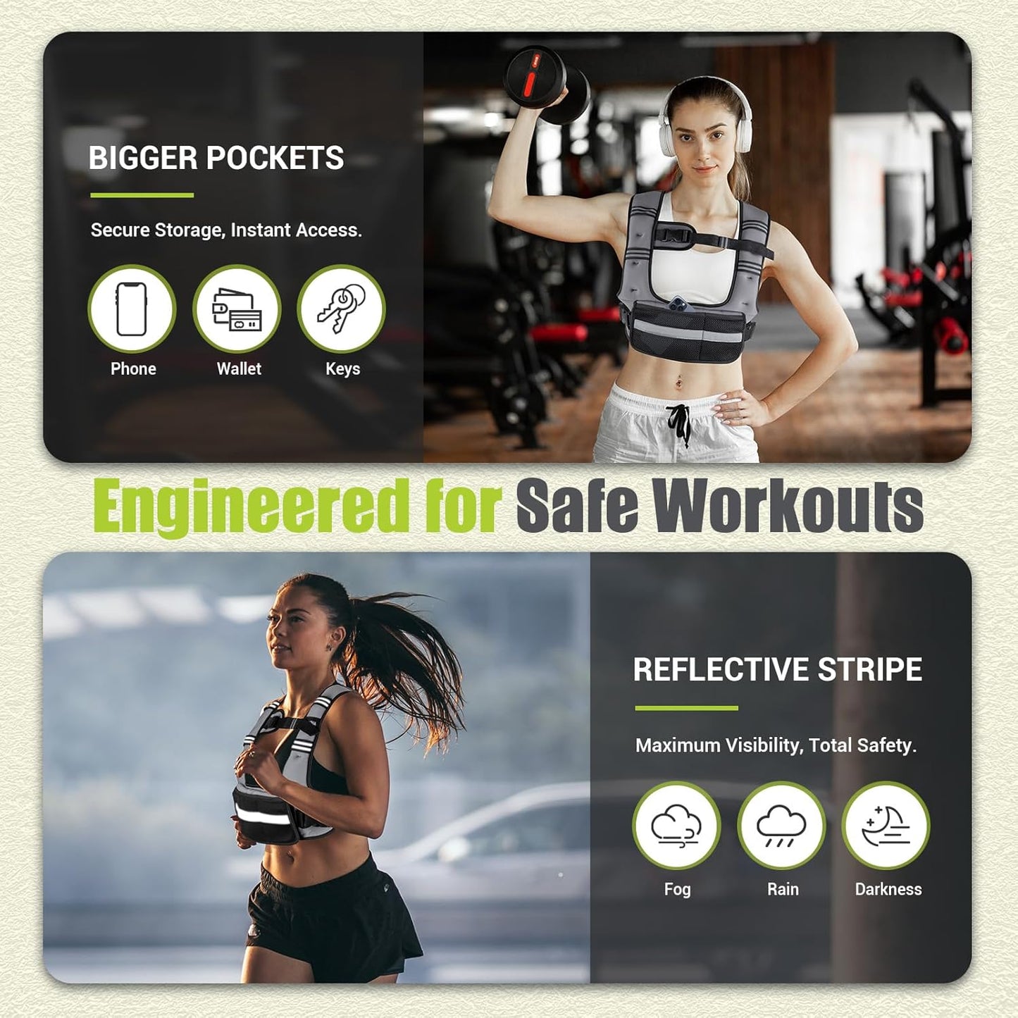 RYEUNGLAI Weighted vests for exercise