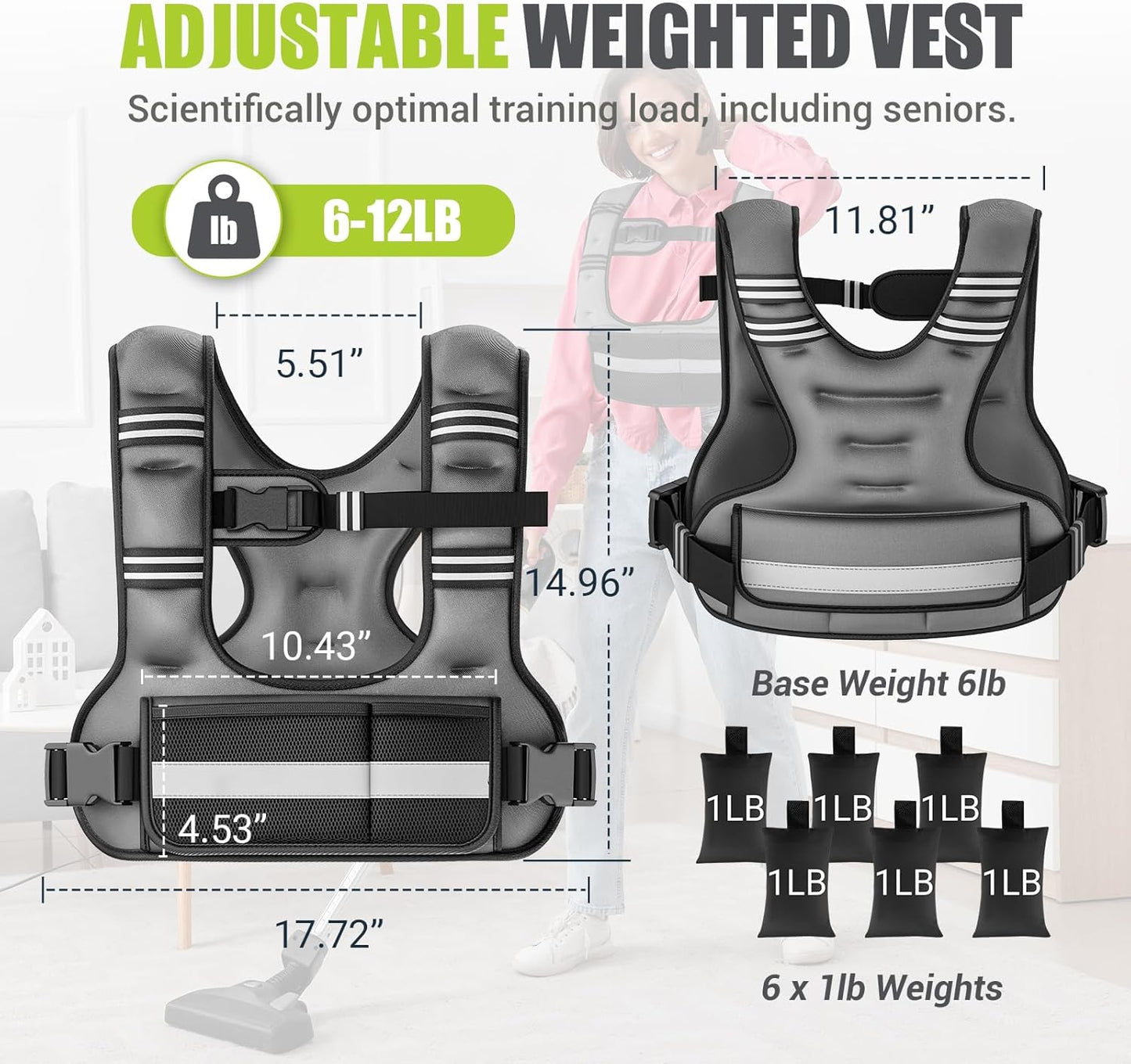 RYEUNGLAI Weighted vests for exercise