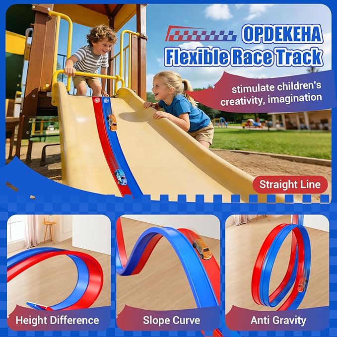 CHETING Flexible Race Track for Kids