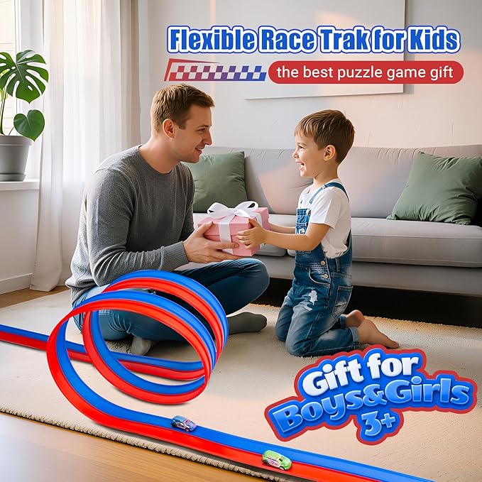 CHETING Flexible Race Track for Kids